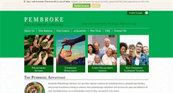Desktop Screenshot of pembrokephilanthropy.net